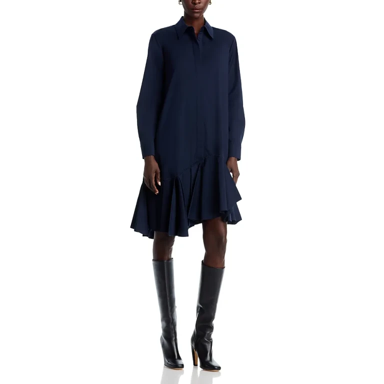 Lafayette 148 New York Asymmetric Shirtdress