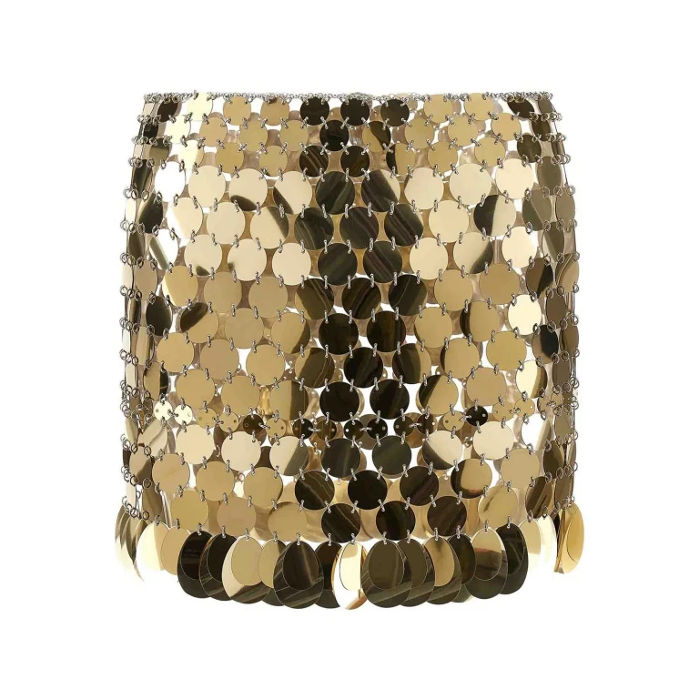 Rabanne Jupe Midi - Or