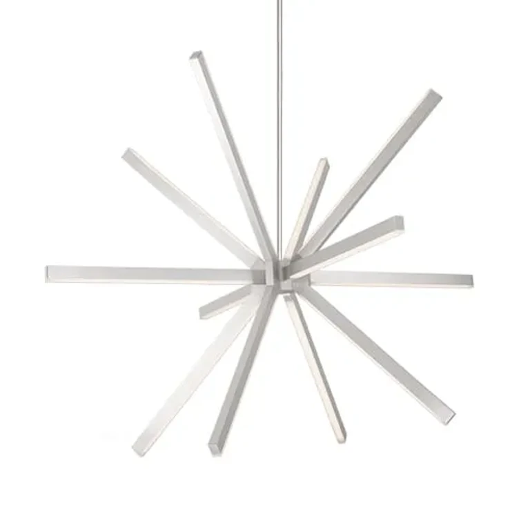 Sirius LED Contemporary Chandelier in Nickel