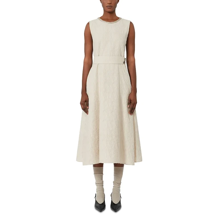 Max Mara Carmen Ecru Dress