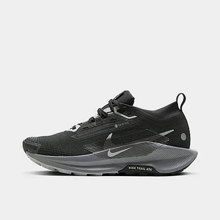 Nike Women's Pegasus Trail 5 GORE-TEX Waterproof Trail Running Shoes in Black/Wolf Grey/Cool Grey Size: 5.0