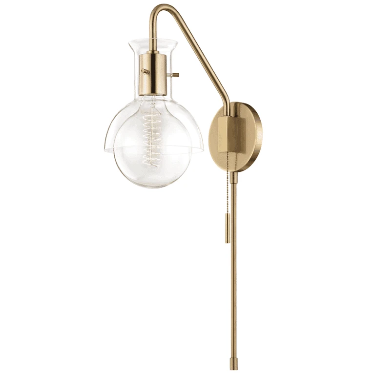 Mitzi Riley 24" Wall Sconce in Aged Brass