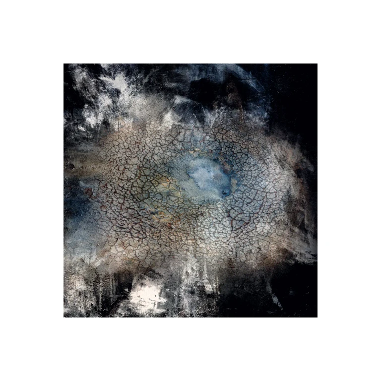 Gray Crackled Plexiglass Artwork | Andrew Martin The Secret