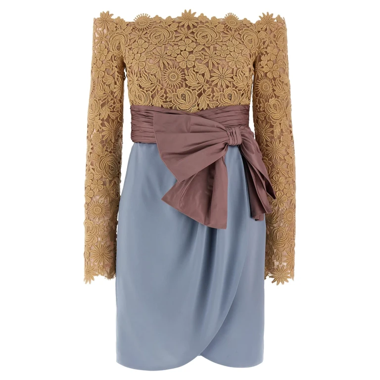 Valentinogaravani fleur A Jours Flower Mix Dress
