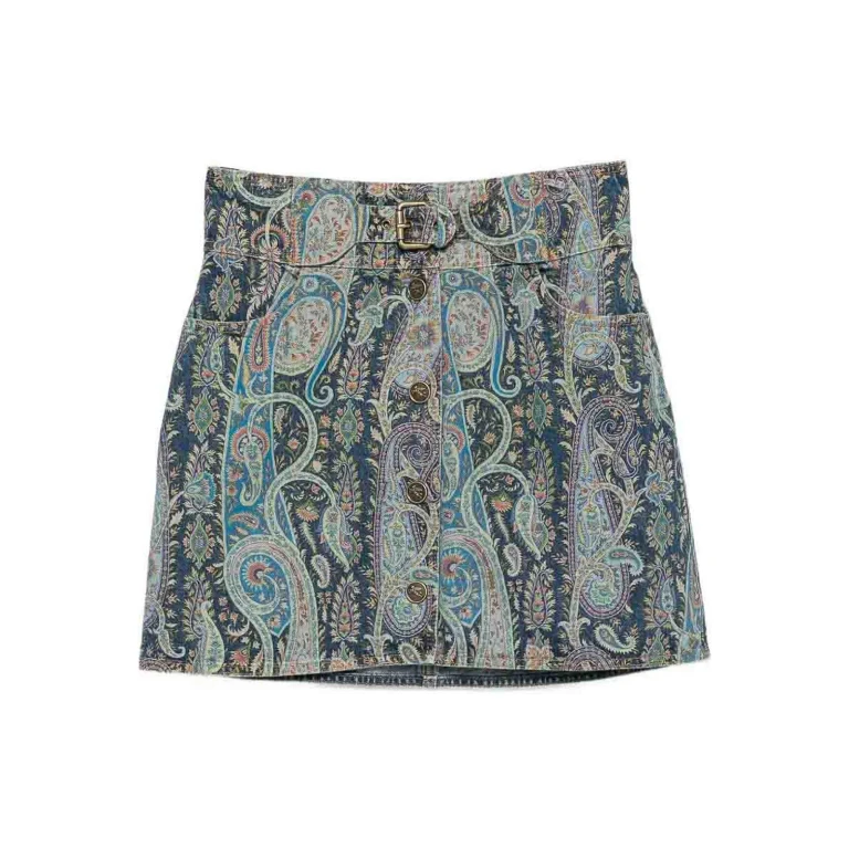Etro Jupe Midi - Bleu