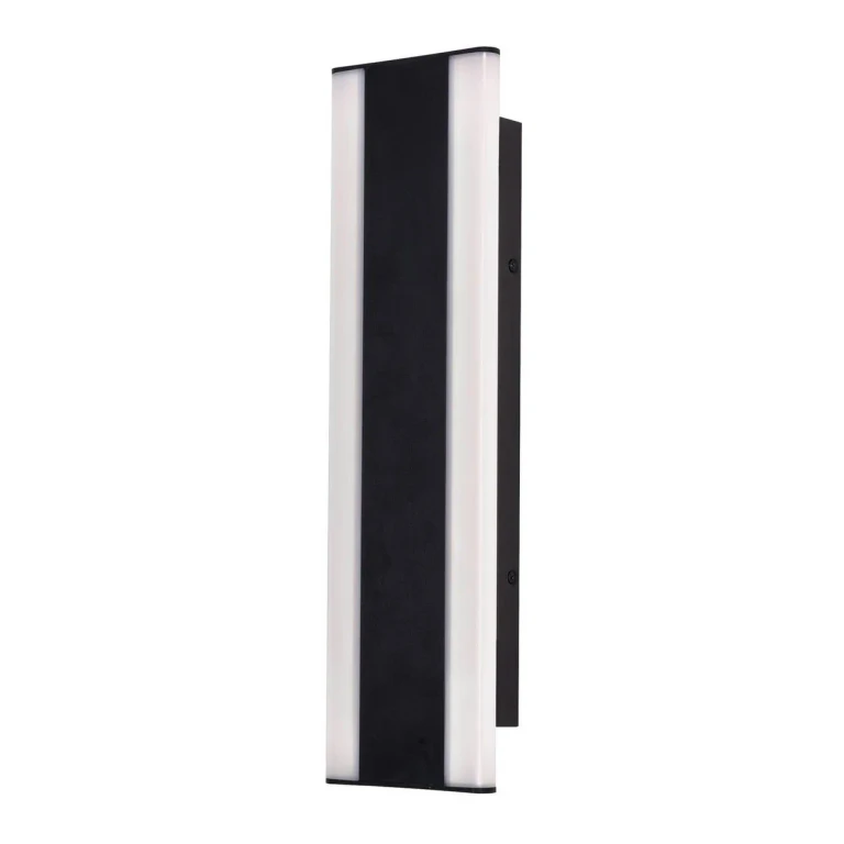 Black LED Outdoor Lantern from the Rhea Collection