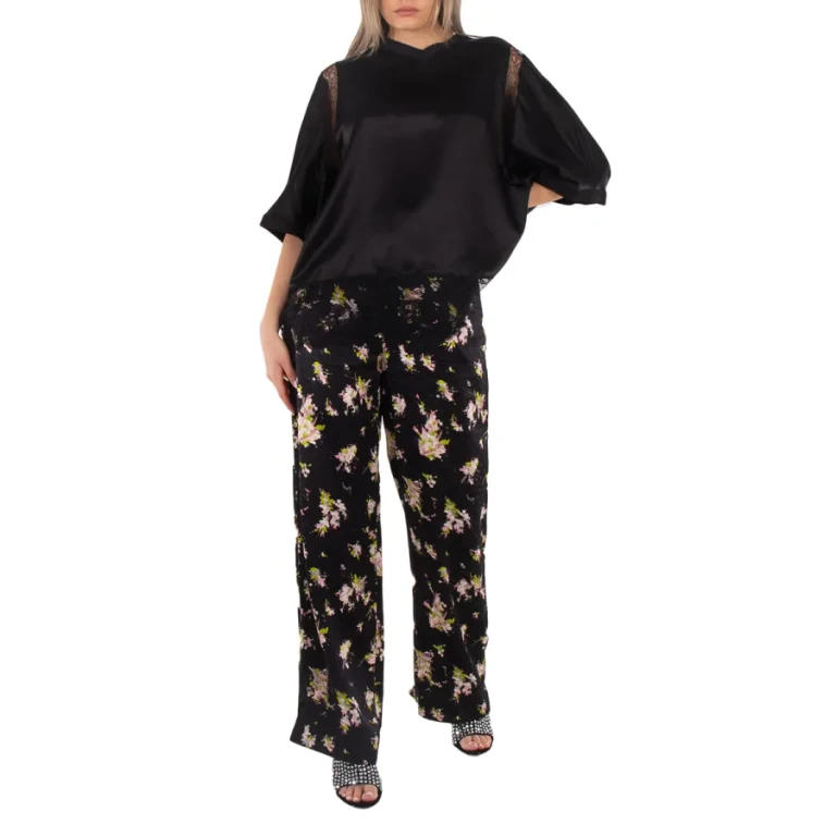 Burberry Ladies Jane Floral Print Trousers