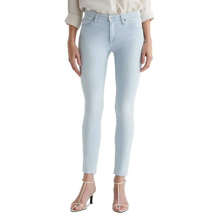 Ag Prima Low Rise Cigarette Ankle Jeans in Heat Wave