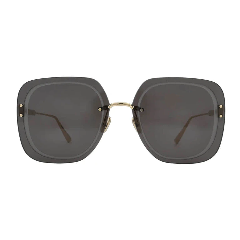 Dior ULTRADIOR Smoke Square Ladies Sunglasses CD40031U 10A 65