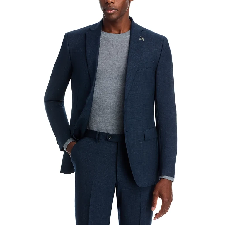 John Varvatos Star Usa Plaid Slim Fit Suit Jacket