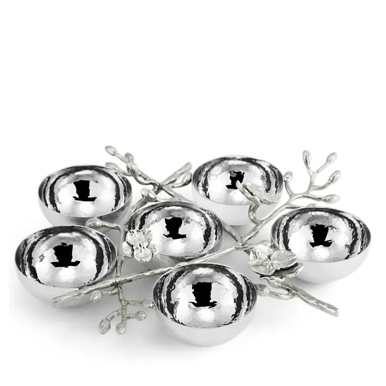 Michael Aram White Orchid Seder Plate