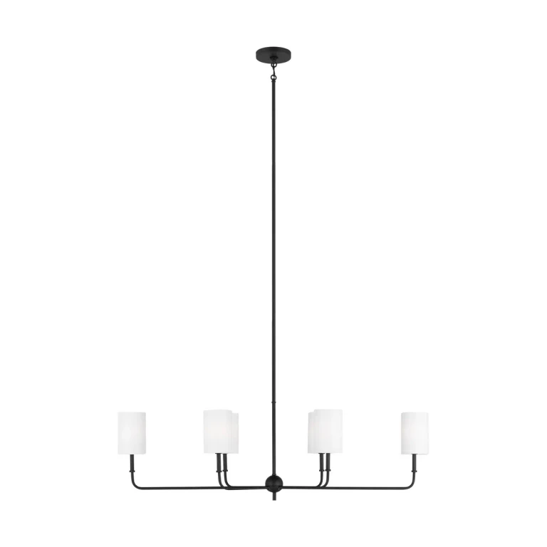 Midnight Black LED Chandelier from the Foxdale Collection