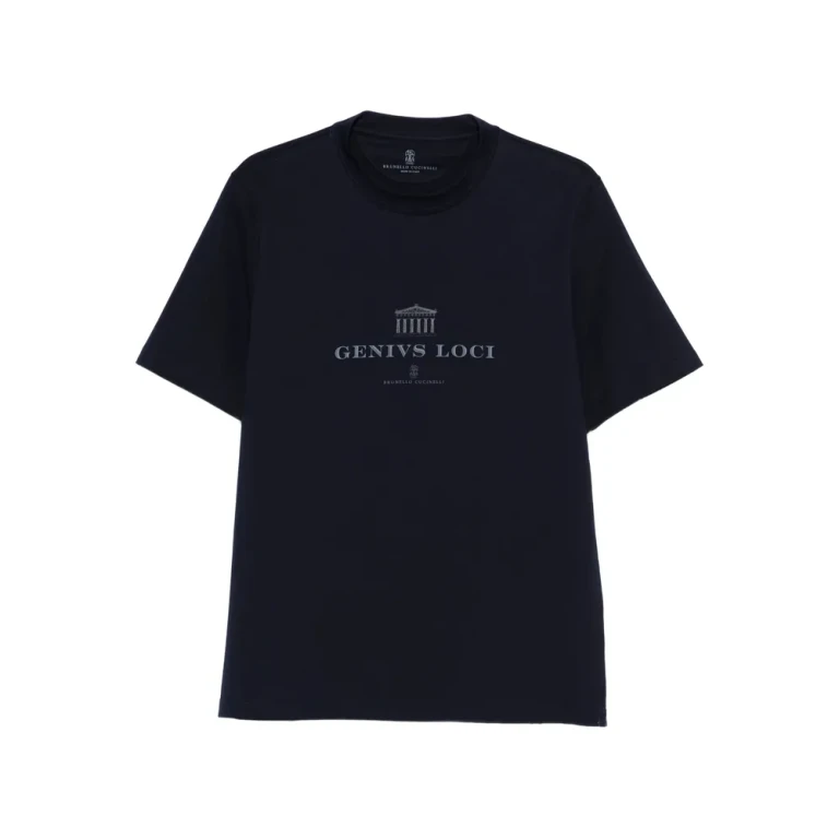 Brunello Cucinelli Graphic Cotton T-Shirt