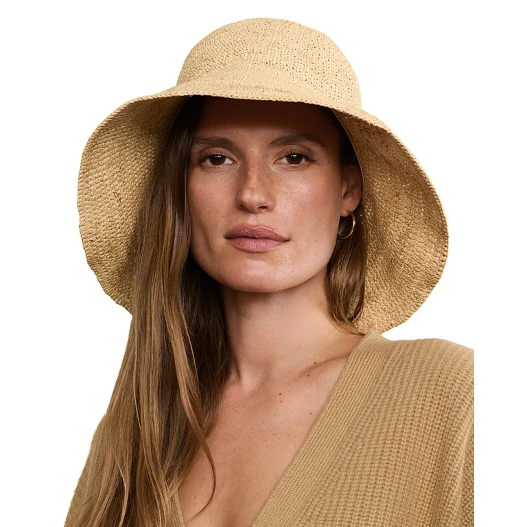 Jenni Kayne Crocheted Raffia Sun Hat