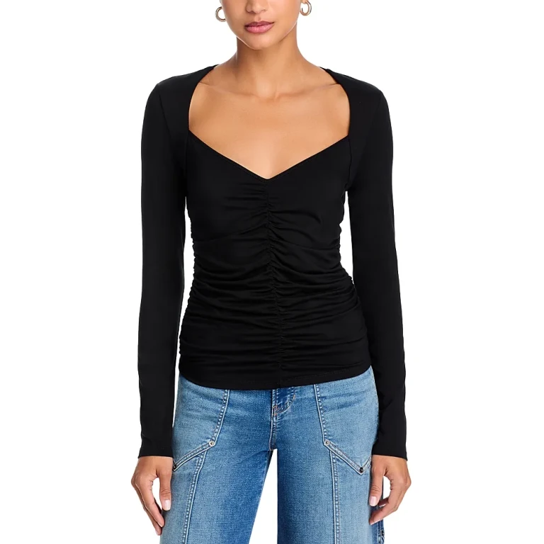 Veronica Beard Salem Ruched Top