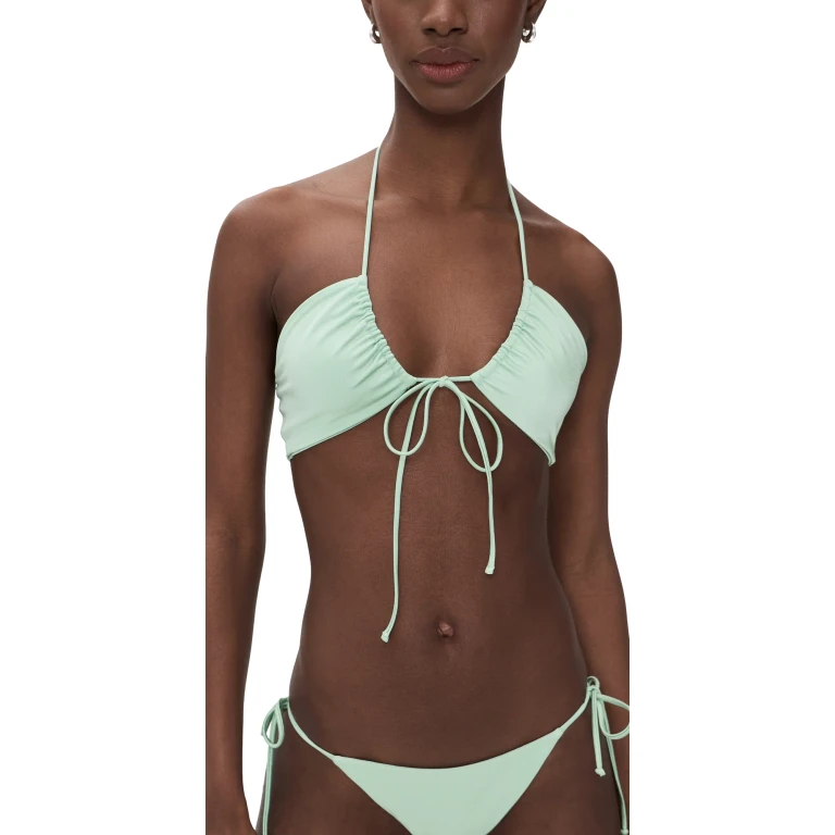 JADE Swim Livi Bikini Top Seafoam Sheen S