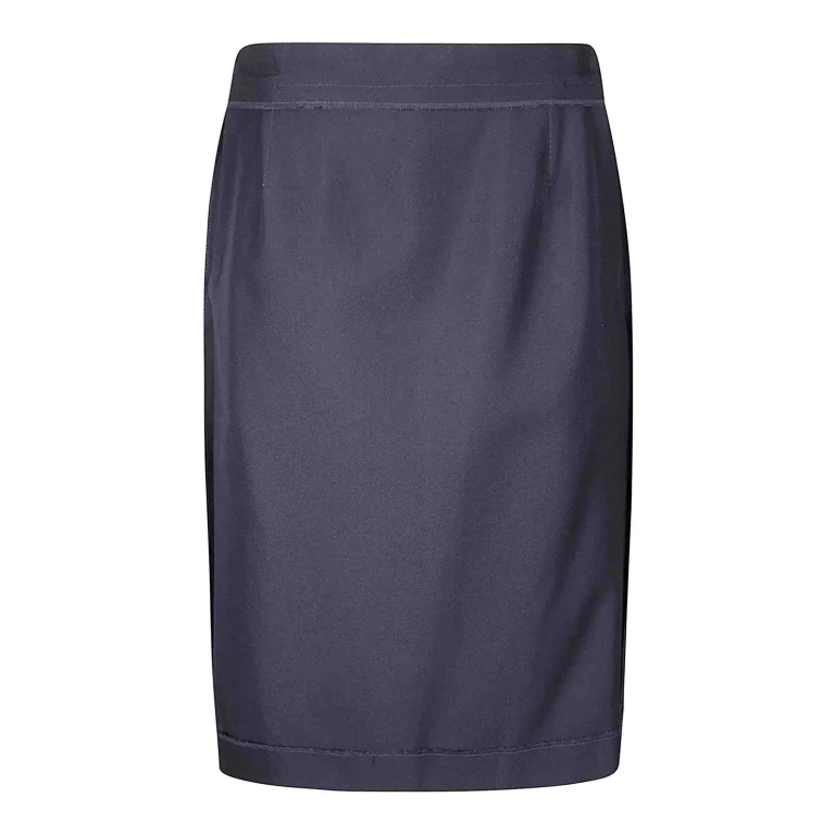 Maison Margiela Jupe Midi - Bleu