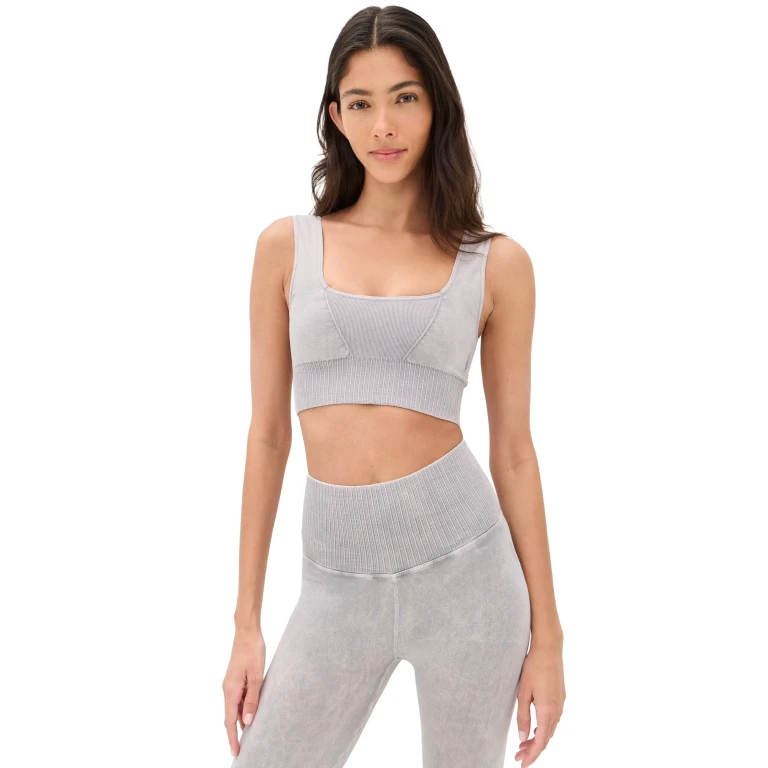 FP Movement Square Neck Good Karma Bra Black XS/S