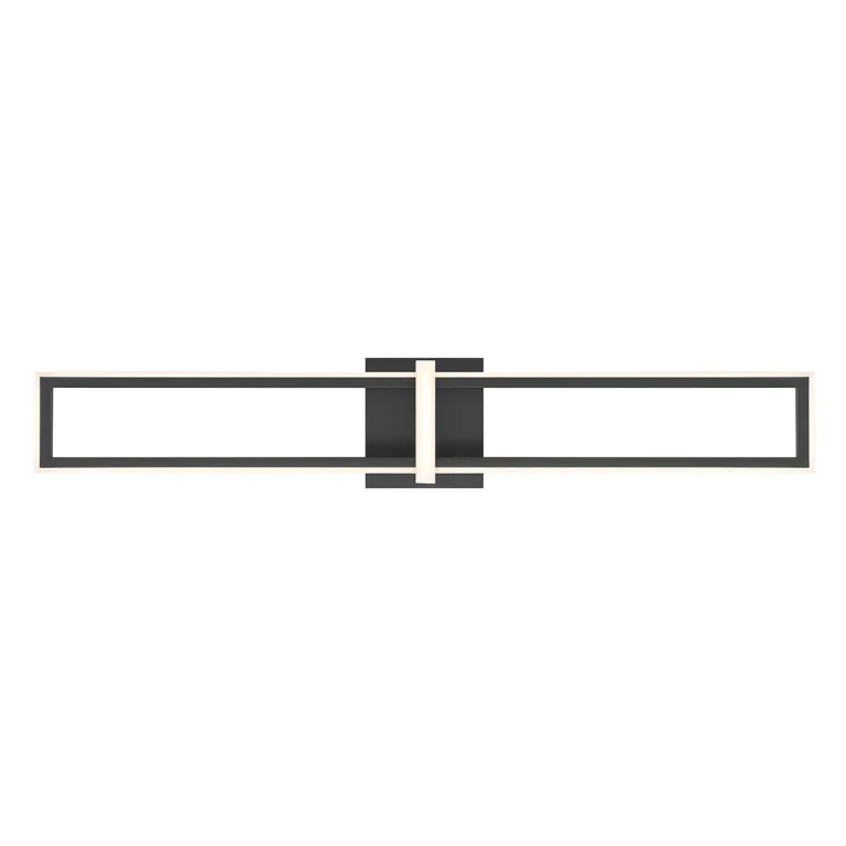 Black LED Wall Sconce from the Bordo Collection