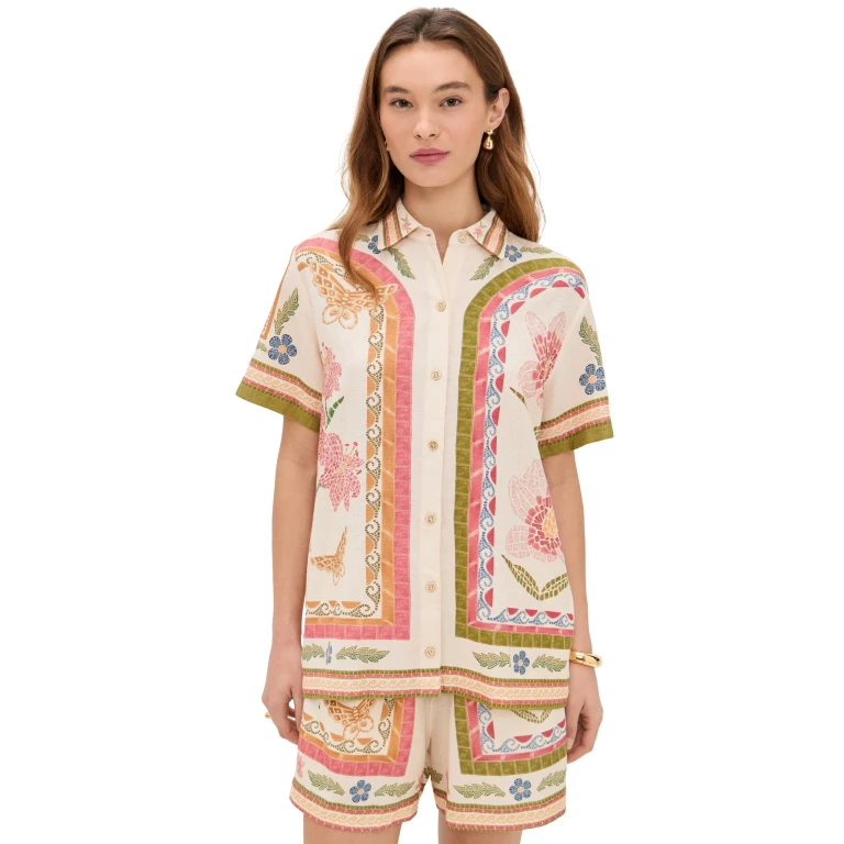 Agua Bendita Fiore Ali Shirt Multicolor S