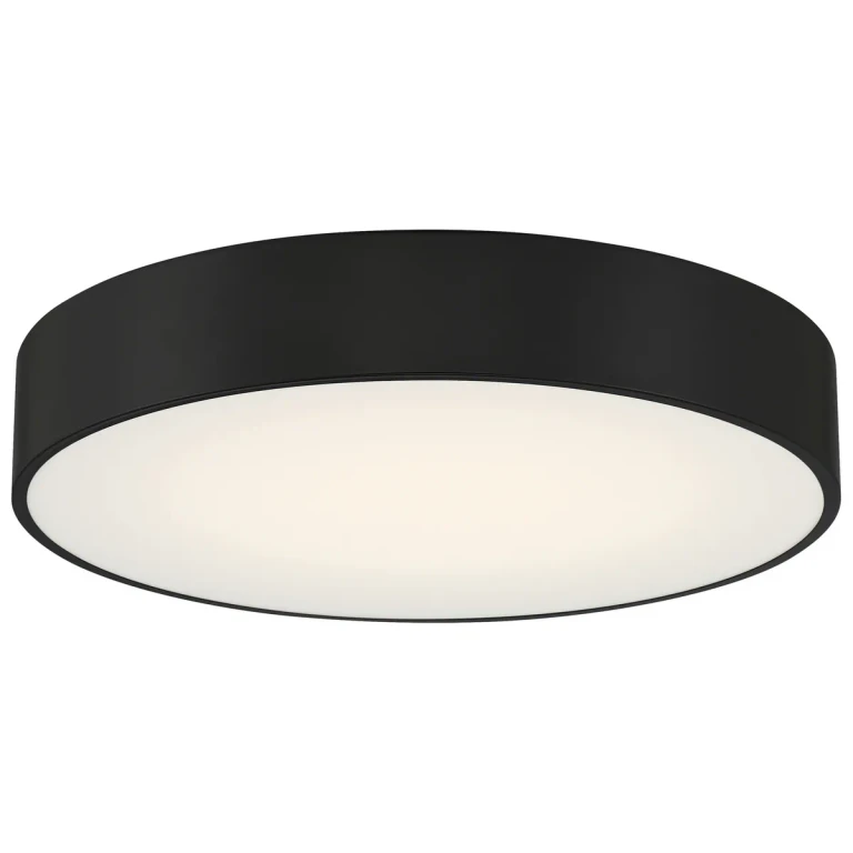 Black LED Flush Mount from the Como Collection