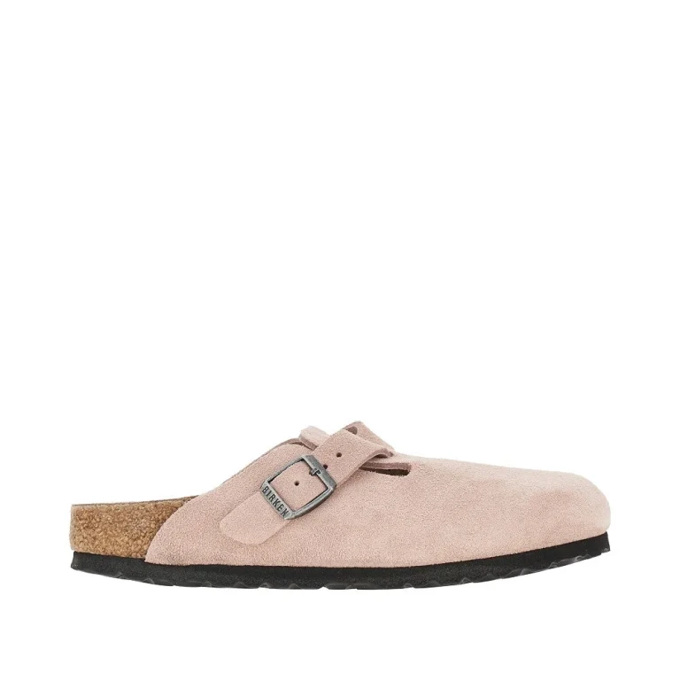 BIRKENSTOCK Suede leather 'Boston' sabot Woman 37