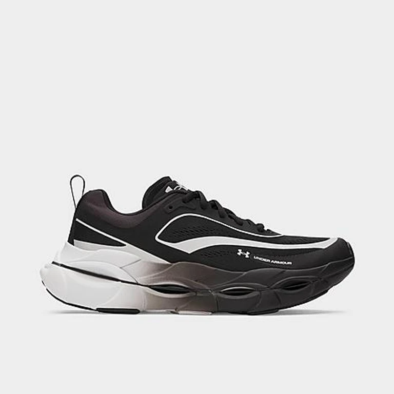 Under Armour Men's Halo Racer Running Shoes in Black/Distant Grey/Distant Grey Size: 7.0