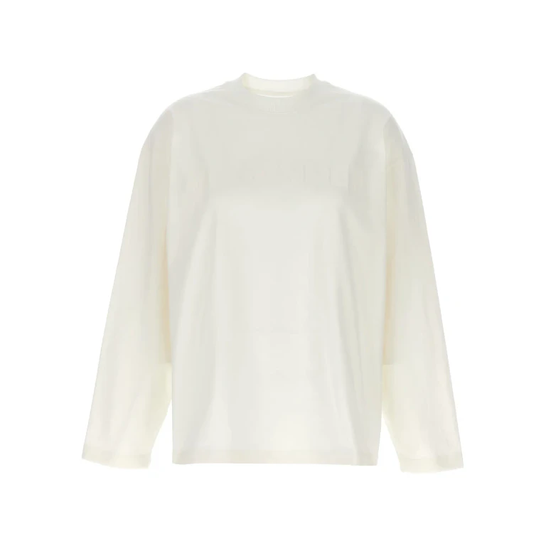 T-shirt Jil Sander en coton avec logo imprimé