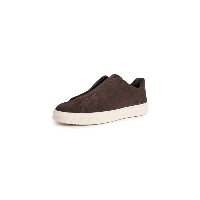 Vince Lakewood Suede Sneakers Cocoa Brown 8.5