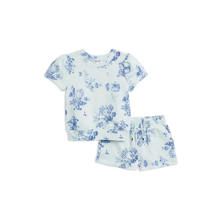 Splendid Girls' Indigo Bloom Top & Shorts Set - Little Kid