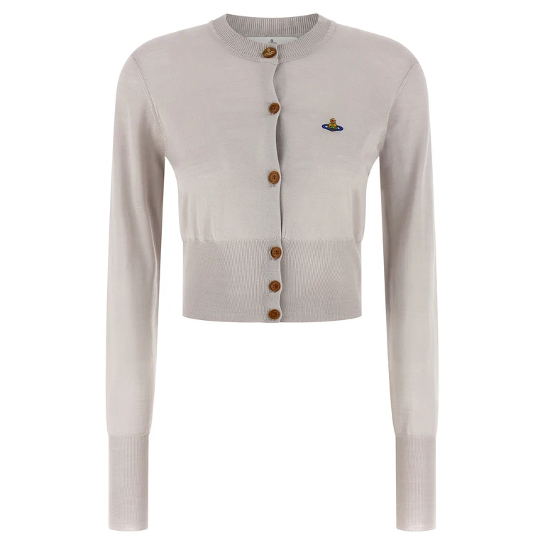 Vivienne Westwood Gray Wool Cardigan Clothing - Women