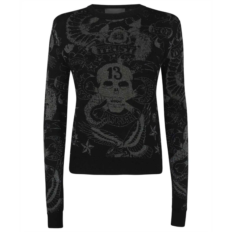 Pull Balenciaga à manches longues et col rond