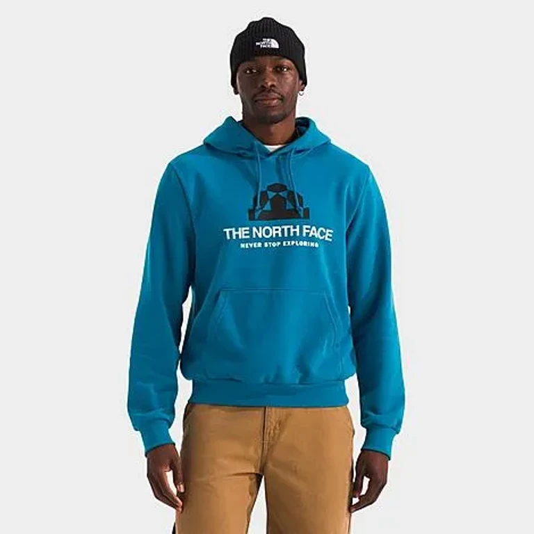 The North Face Men's Evolution BTS Graphic Hoodie in Dusk Blue Size: XS