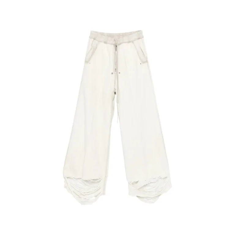 Rick Owens Bela Drawstring Ripped Trousers