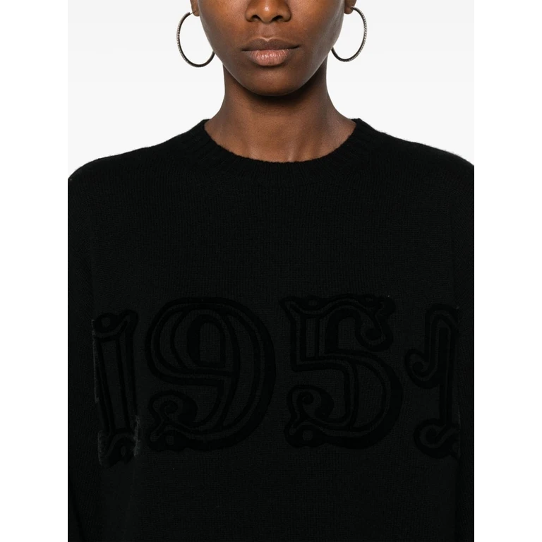 Max Mara Sweaters Black Modal Cashmere - Women