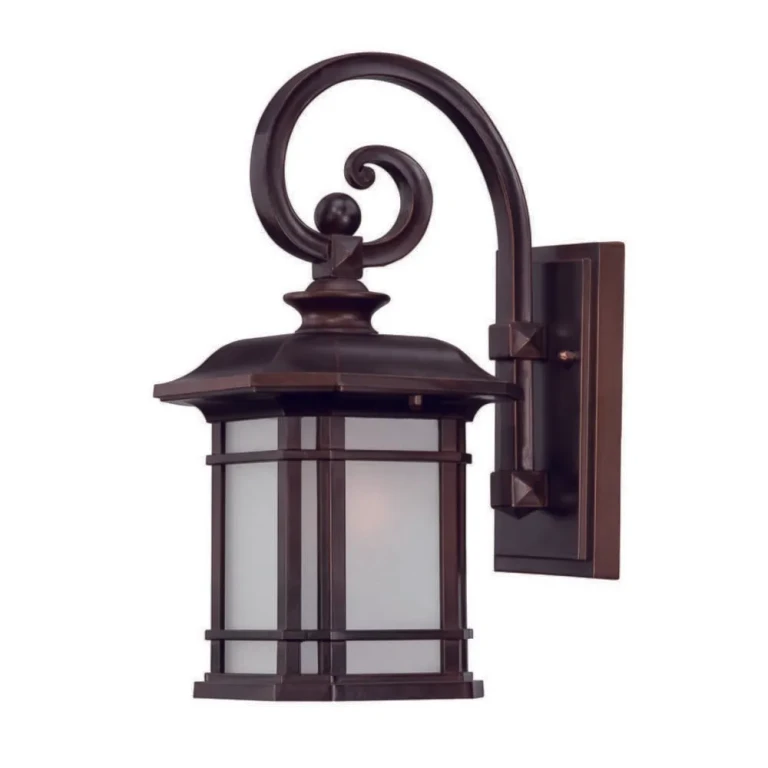 Architectural Bronze One Light Wall Sconce from the Somerset Collection