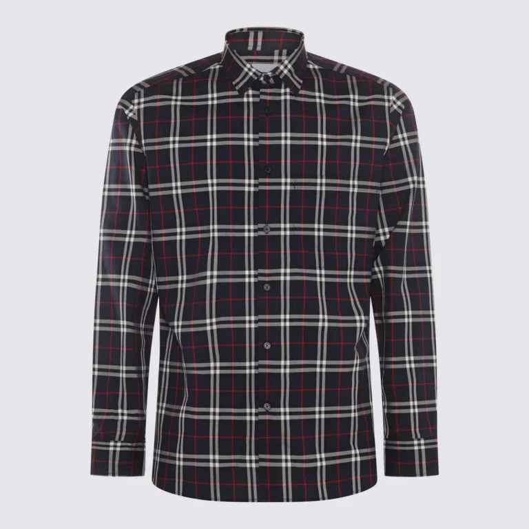 Chemise en coton à carreaux Burberry