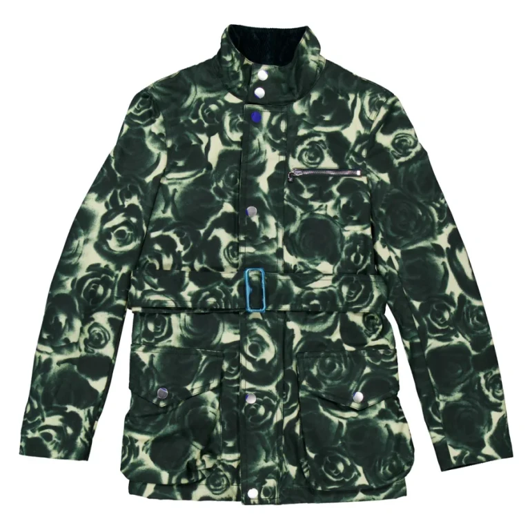 Burberry Rose Waxed Long Sleeve Cotton Jacket