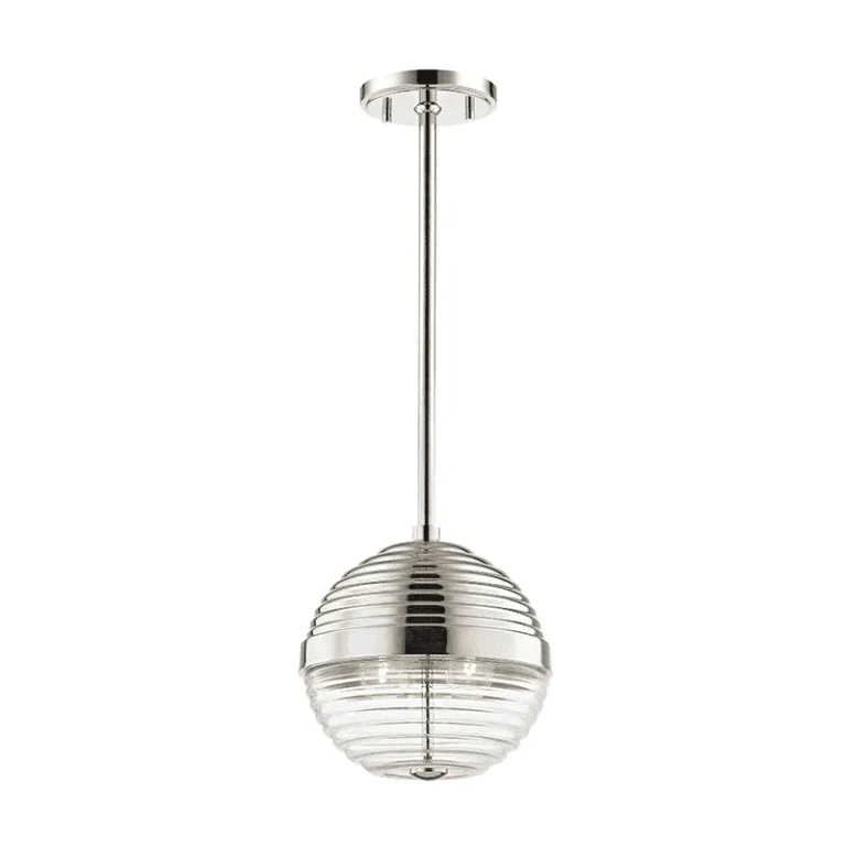 Easton 3-Light 11" Mini Pendant in Polished Nickel