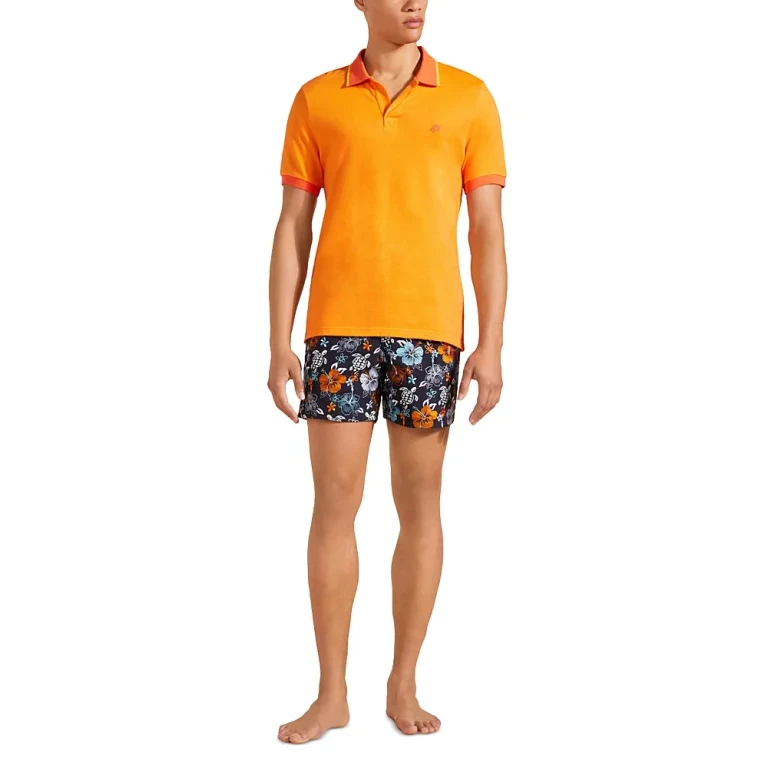 Vilebrequin Palan Classic Fit Cotton Pique Polo Shirt