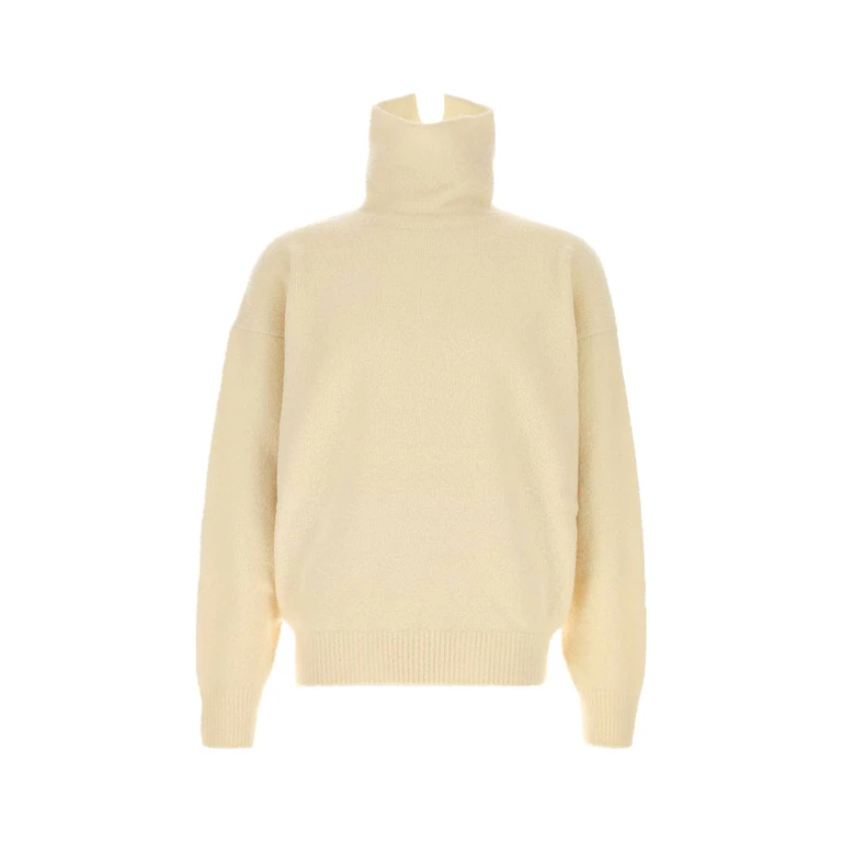 Fear Of God Cream Wool Blend Sweater Bone Exterior: Virgin Nylon Maglieria - Men