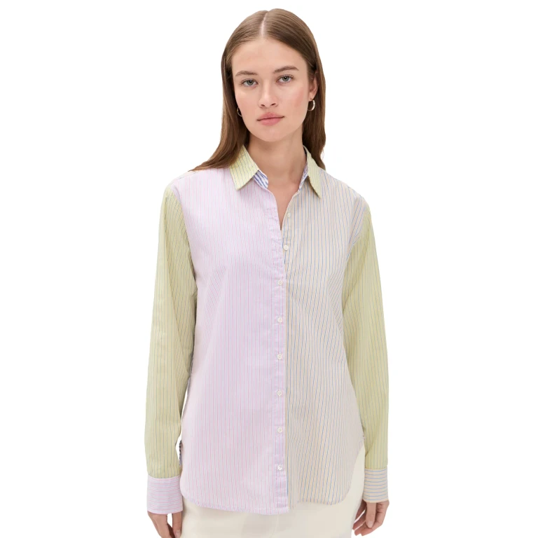 XIRENA Beau Shirt Mixed Stripe L