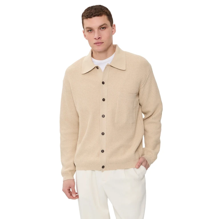 Universal Works Cotton Knit Jacket Sand S