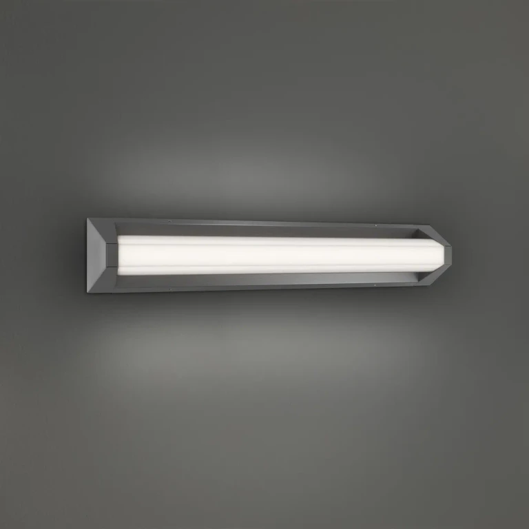 Brushed Nickel LED Bathroom Vanity Light from the Swale Collection