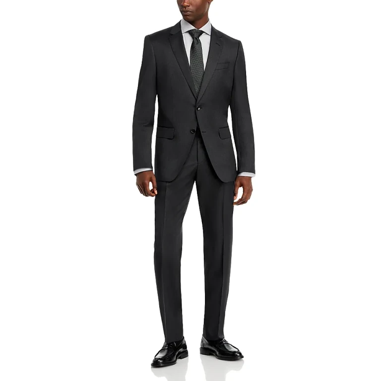 Boss Huge/Genius Wool Twill Slim Fit Suit