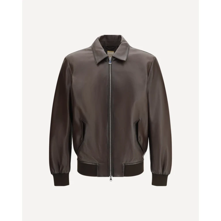D'AMICO Leather Jacket Male 54