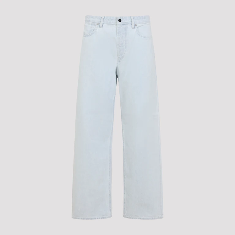 Loose denim pants