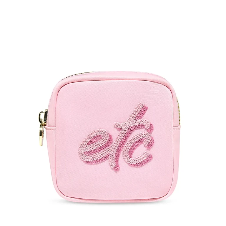 Stoney Clover Lane Etc Embroidered Mini Pouch