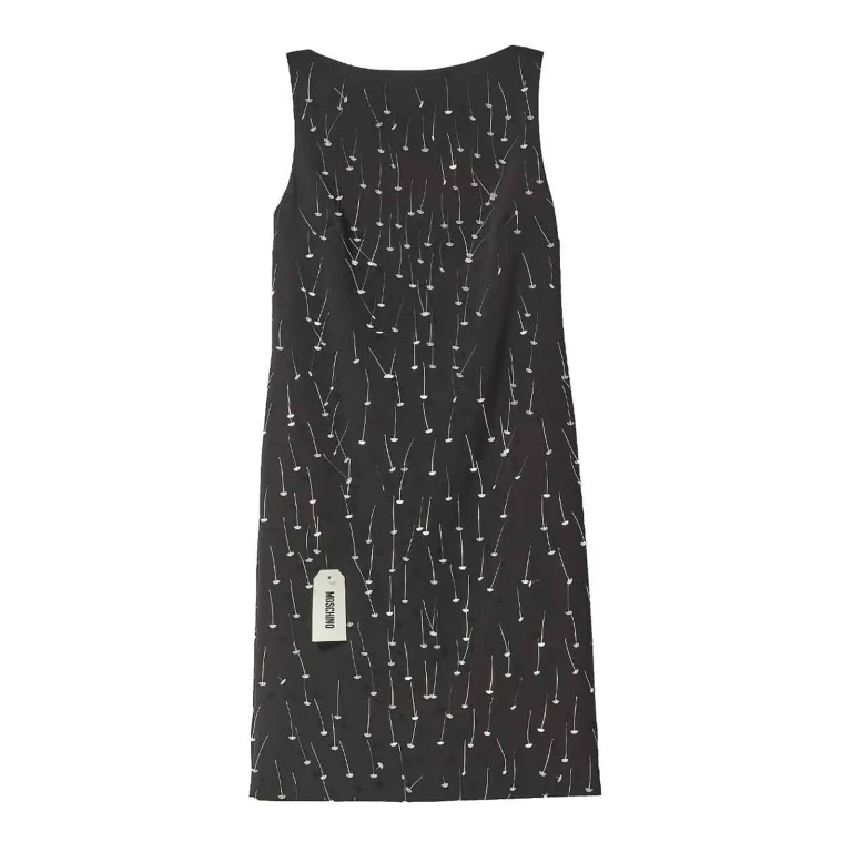 Moschino Robe Au Genou - Noir