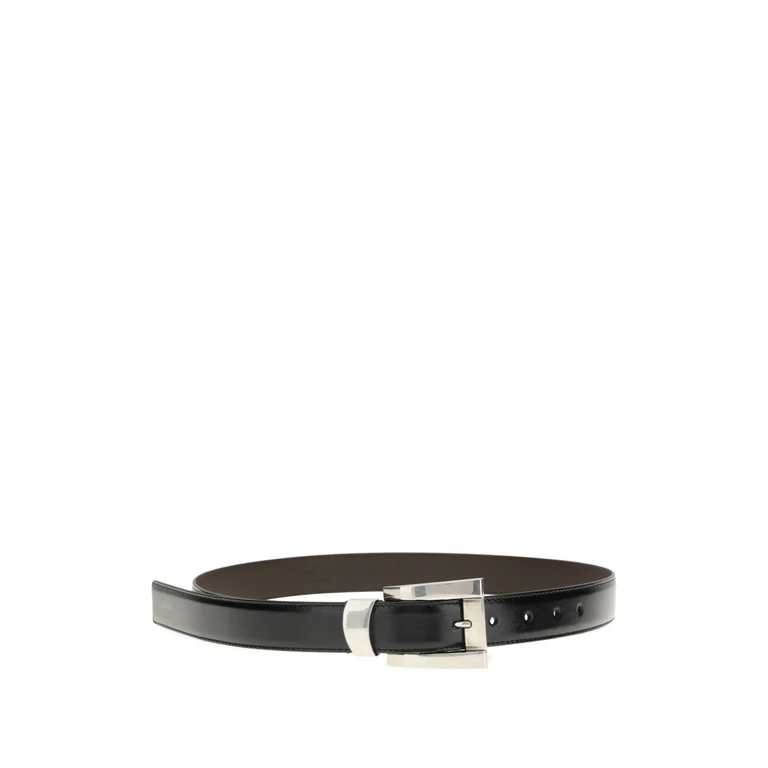 Versace Belt H.30 Calf Leather Black Cintura - Women